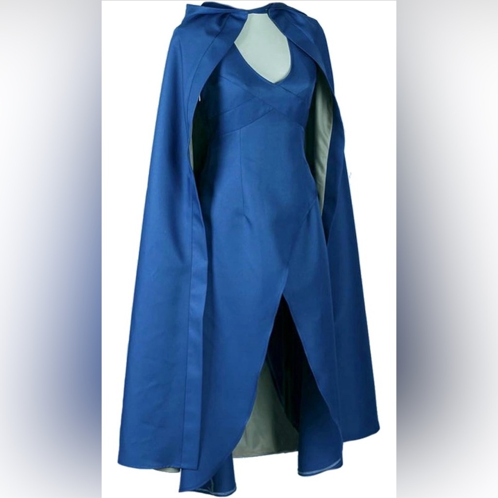 Daenerys Targaryen Blue Cosplay Costume Dress Fits S (Like New)